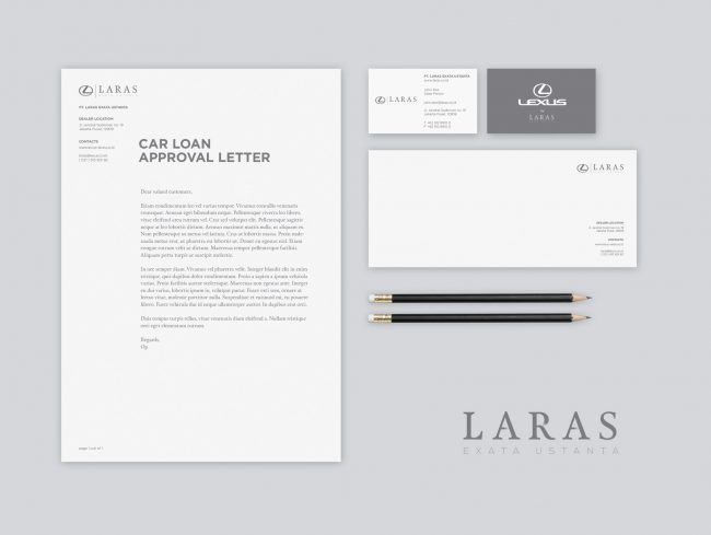 Edward Aryana | Laras Exata Ustanta Complete Stationery Branding Design